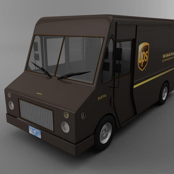 courier trucks morgan olson max - UPS, Canada post, DHL, Purolator and NON BRAND  Courier truck Morgan Olson van COLLECTION by Leeift